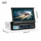 RADIO PANTALLA 1 DIN EXTRAÍBLE CON GPS - foto 3