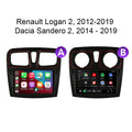 Radio CarPlay Renault Logan 2 Dacia Sandero 2 2012-2019