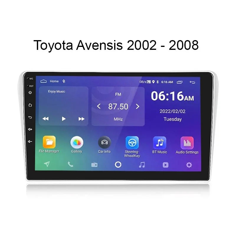 Radio CarPlay Toyota Avensis 2002-2008