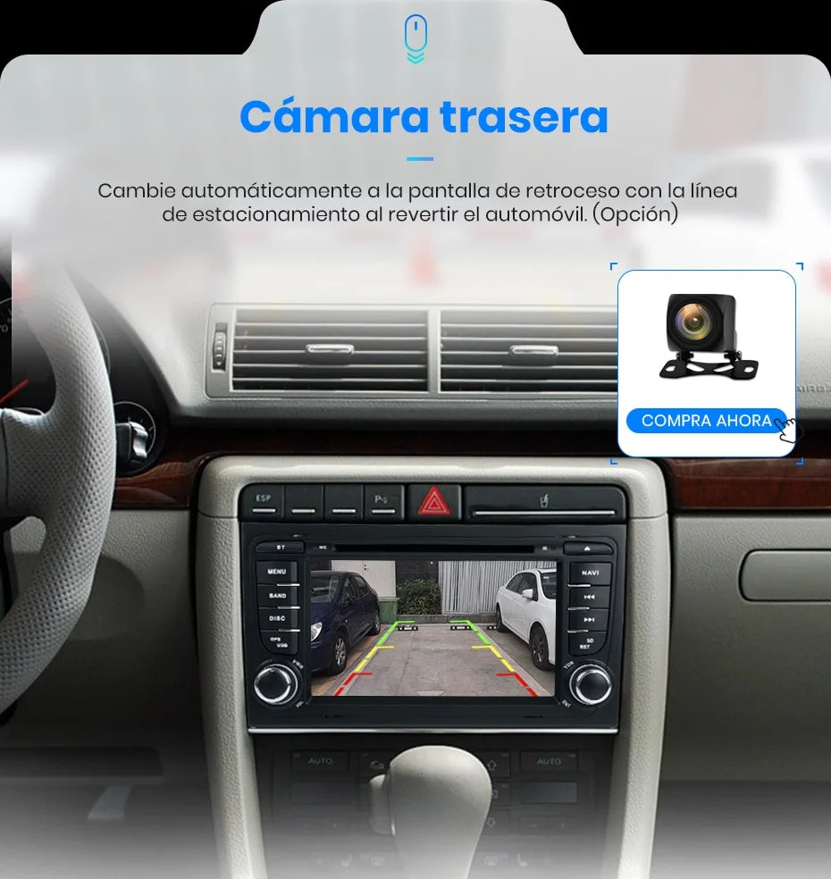 Radio Pantalla Carplay para Audi A4 B6 B7 S4 RS4