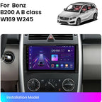 Radio Pantalla Carplay para Mercedes-Benz B200 Sprinter W906 W639 Clase AB W169 W245 Viano Vito - foto 2