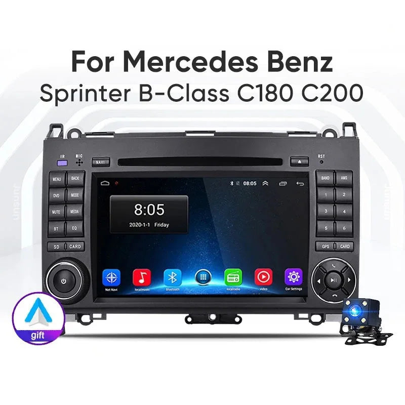 Radio Android Mercedes-Benz C200 B Clase W169 W245 W639 W906