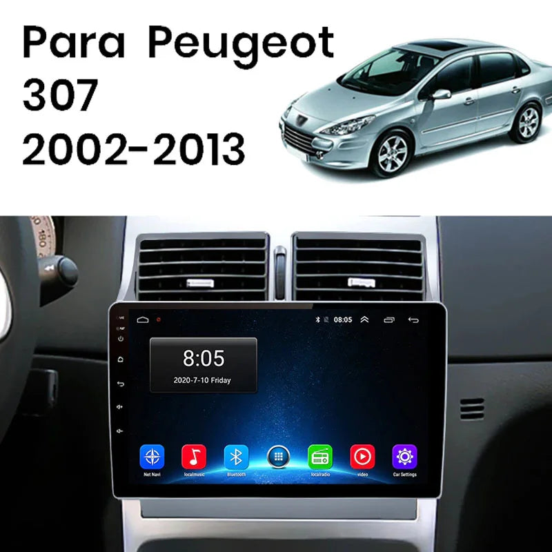 Radio Pantalla Carplay para Peugeot 307 2002-2013 - foto 2