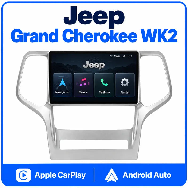Pantalla CarPlay Jeep Grand Cherokee WK2 - portada