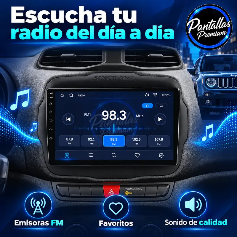 Radio FM Jeep Renegade BU BV 2014-2022