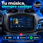 Música USB Bluetooth Spotify Jeep Renegade BU BV 2014-2022