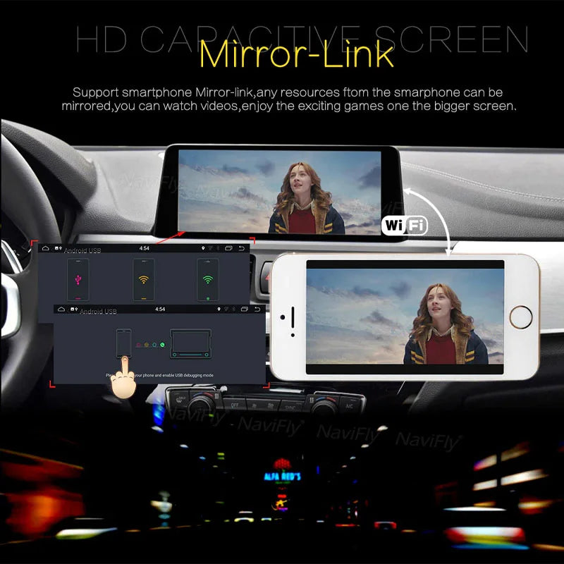 Radio Pantalla Carplay para BMW F20 F21 Linux 2013-2017