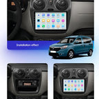 Radio Pantalla Carplay para Renault Dokker Lodgy Dacia 2012-2020 - foto 2