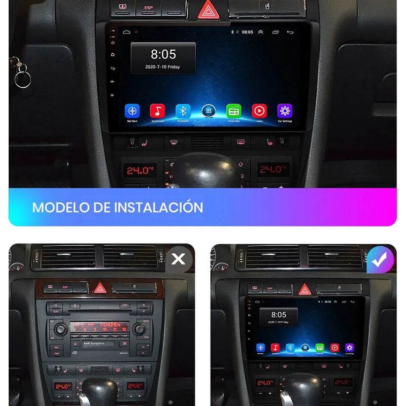 Radio Pantalla Carplay para Audi A6 C5 1999-2004 - foto 3