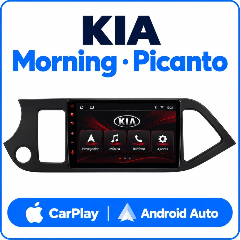 Pantalla CarPlay Kia Morning Picanto 2011-2016
