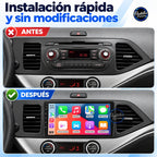 Kia Morning Picanto antes y después de instalación