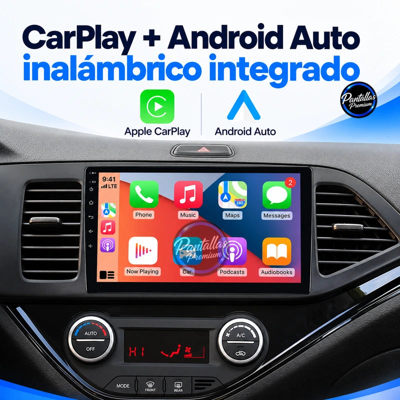 CarPlay y Android Auto inalámbricos Kia Picanto