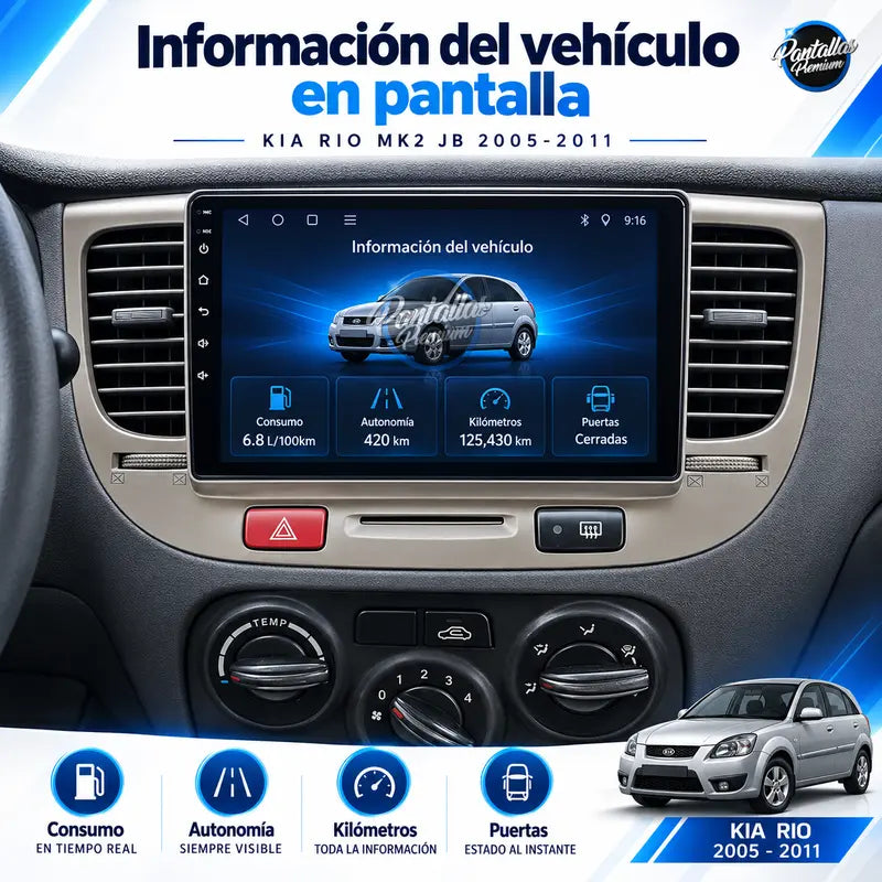 Kia Rio Mk2 JB - información del vehículo