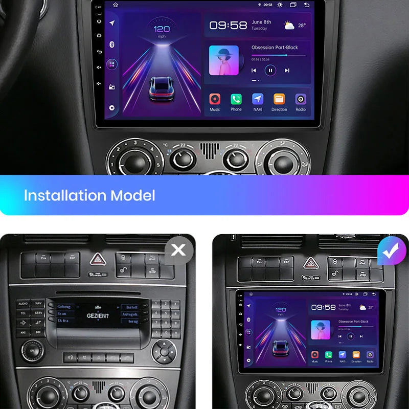 Radio Pantalla Carplay para Mercedes-Benz Clase C - foto 3