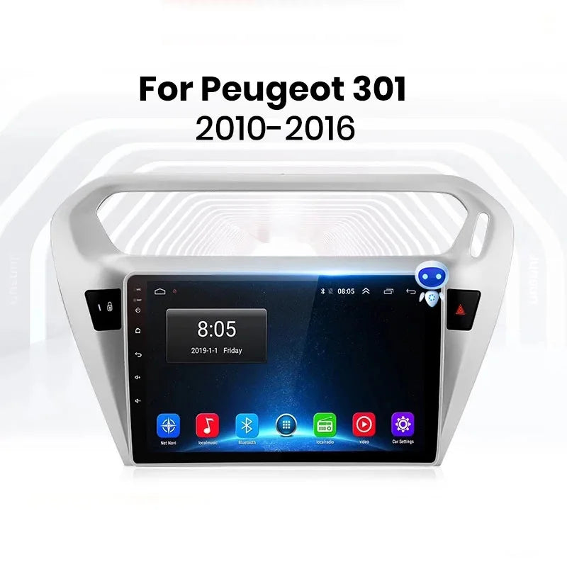 Radio Android Peugeot Citroen Elysee 301