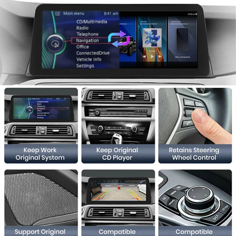 Radio Pantalla Carplay para BMW X1 F48 X2 F49 2013-2020 - foto 3