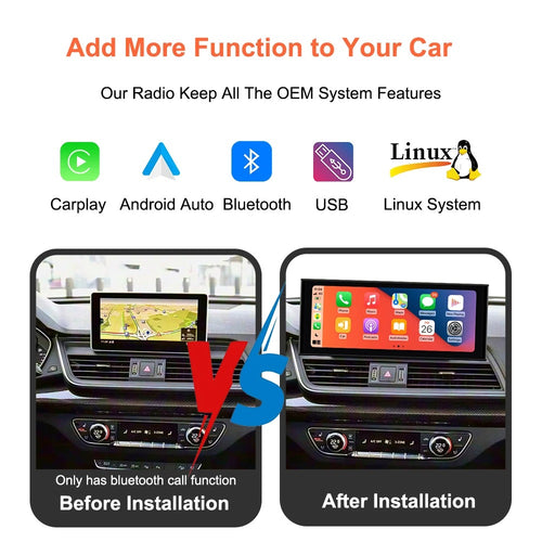 Radio pantalla CarPlay y Android Auto para Audi Q5 Q5L SQ5 2017-2021 - foto 2