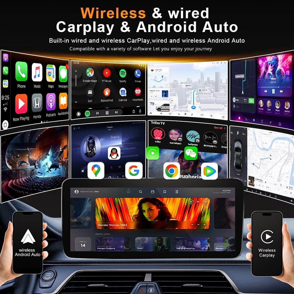 Radio Pantalla CarPlay y Android Auto para Mazda 3 Axela BM 2014-2019