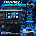 CarPlay y Android Auto inalámbricos para Renault Master 3 Nissan NV400 Opel Movano B
