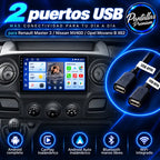 Dos puertos USB 4PIN y 6PIN para pantalla X62