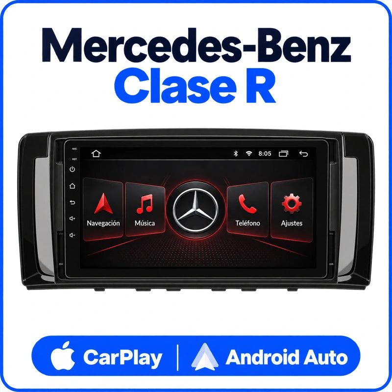 Pantalla CarPlay Mercedes-Benz Clase R