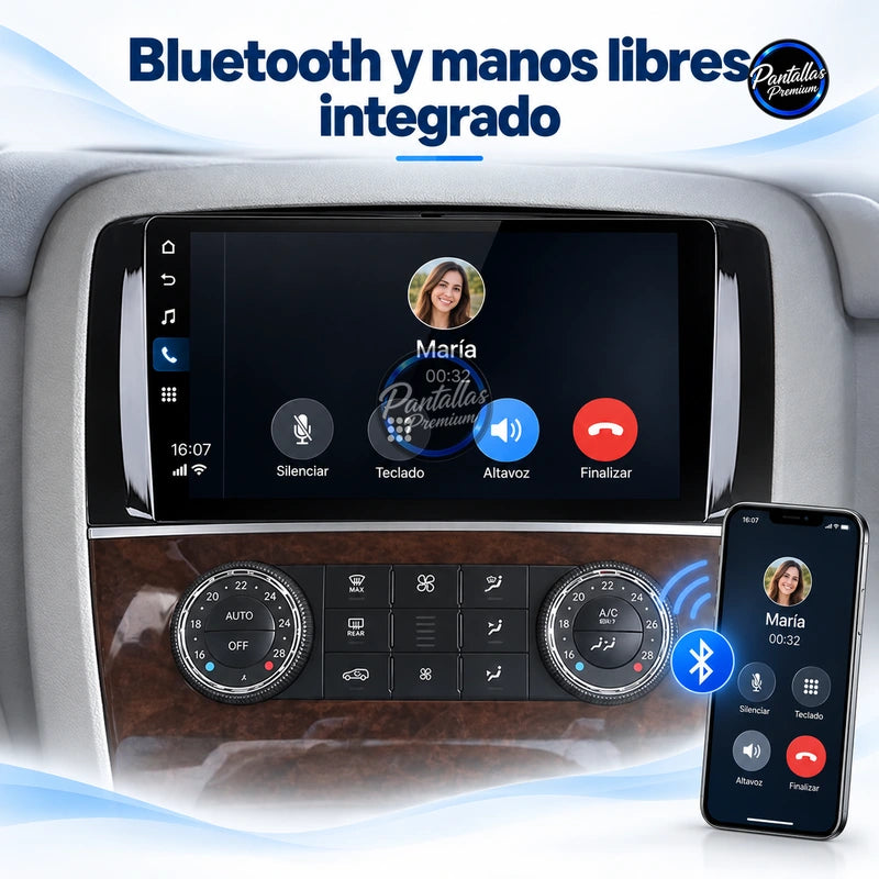 Bluetooth y manos libres Mercedes Clase R