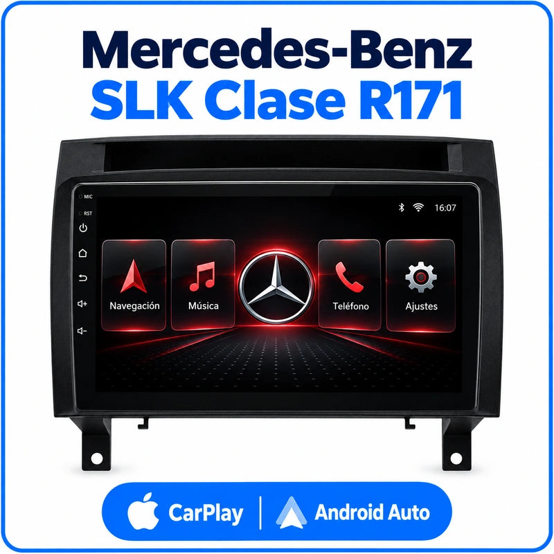 Pantalla CarPlay Mercedes-Benz SLK R171