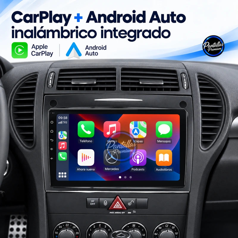 CarPlay y Android Auto inalámbricos Mercedes SLK