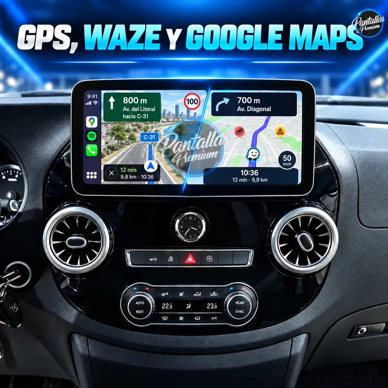 04 Mercedes Vito W447 GPS Waze Google Maps