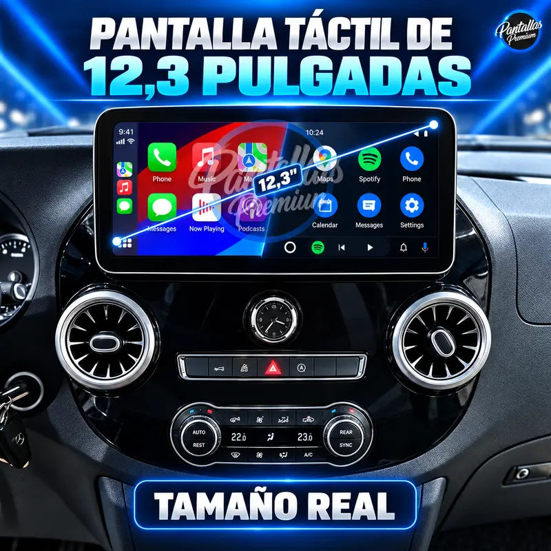 11 Mercedes Vito W447 pantalla 12,3 pulgadas