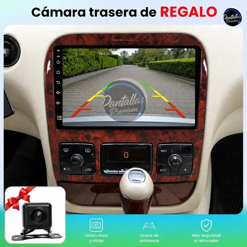 Radio pantalla CarPlay y Android Auto para Mercedes-Benz Clase S W220 1998-2005 - foto 5