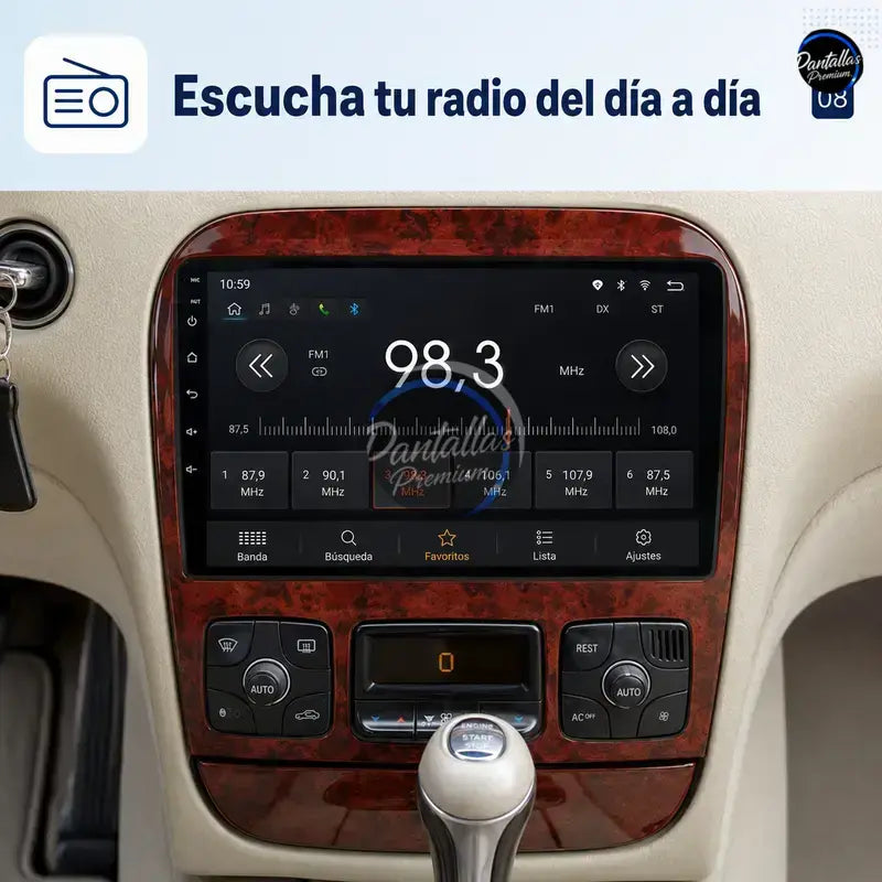 Radio pantalla CarPlay y Android Auto para Mercedes-Benz Clase S W220 1998-2005 - foto 8