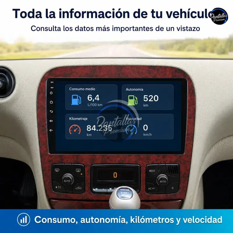 Radio pantalla CarPlay y Android Auto para Mercedes-Benz Clase S W220 1998-2005 - foto 10