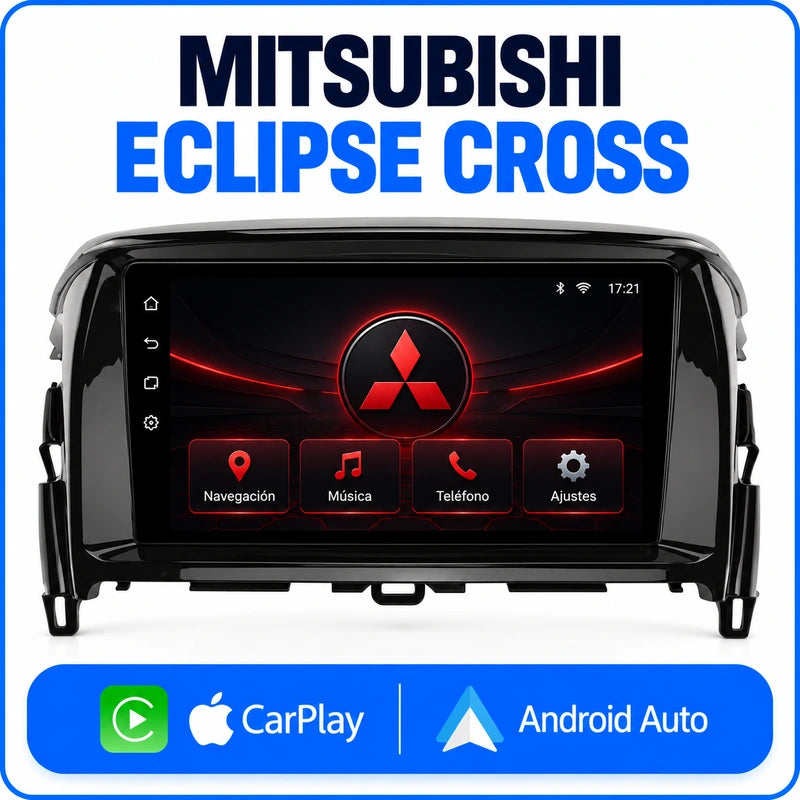 Radio pantalla CarPlay y Android Auto para Mitsubishi Eclipse Cross 2017-2022
