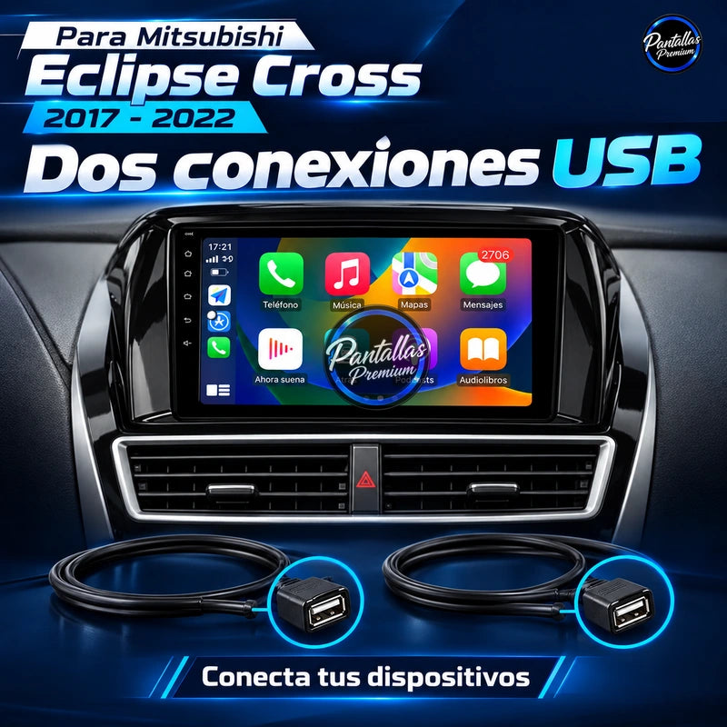 Radio pantalla CarPlay y Android Auto para Mitsubishi Eclipse Cross 2017-2022 - foto 12