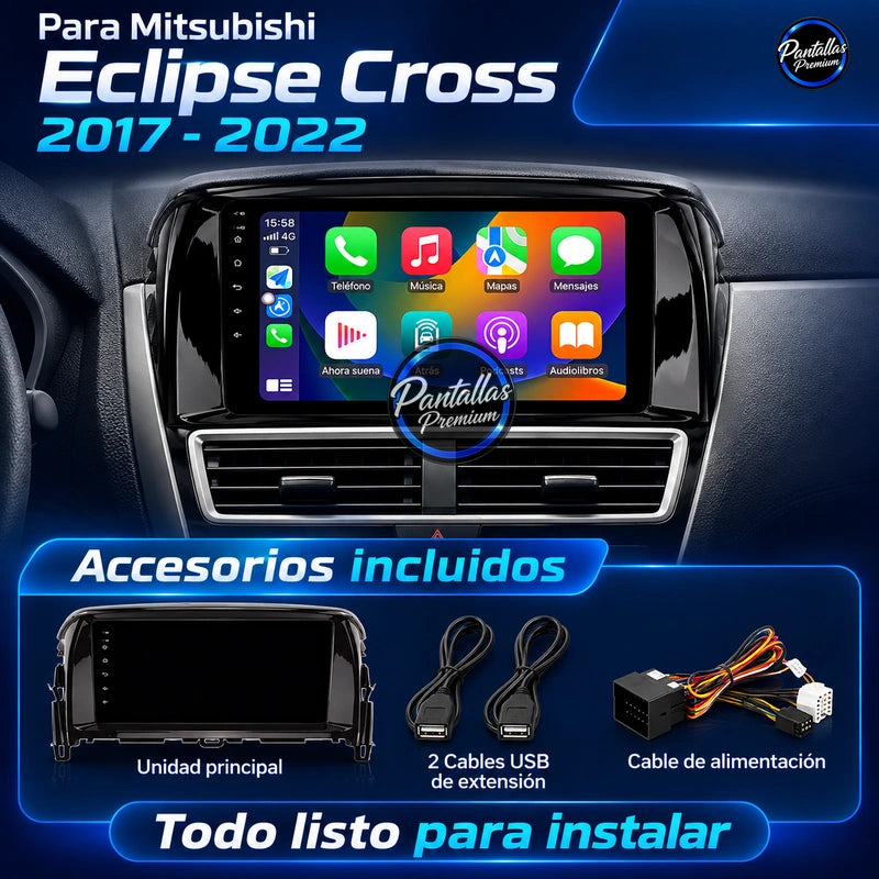Radio pantalla CarPlay y Android Auto para Mitsubishi Eclipse Cross 2017-2022 - foto 13