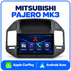 Mitsubishi Pajero Mk3 pantalla Android 9 pulgadas