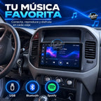Música USB Bluetooth y Spotify Mitsubishi Pajero Mk3