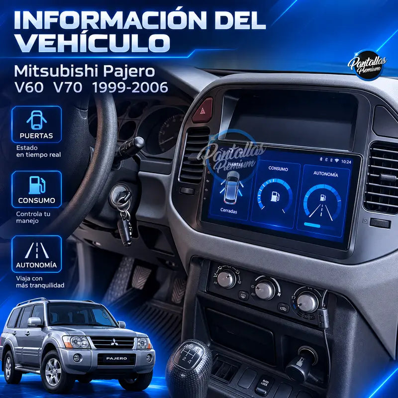 Información del vehículo Mitsubishi Pajero Mk3