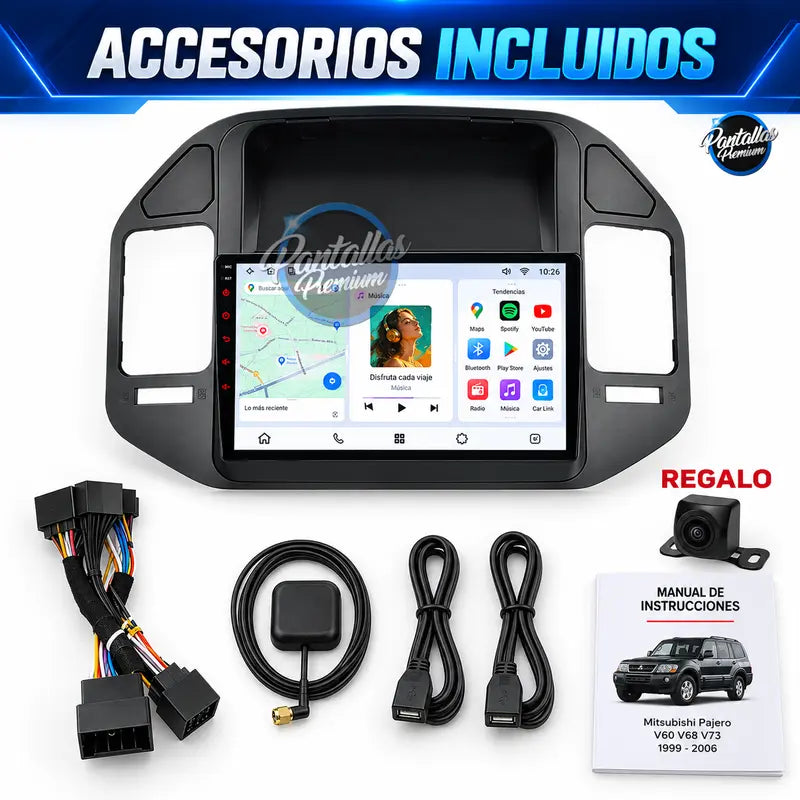 Accesorios incluidos Mitsubishi Pajero Mk3