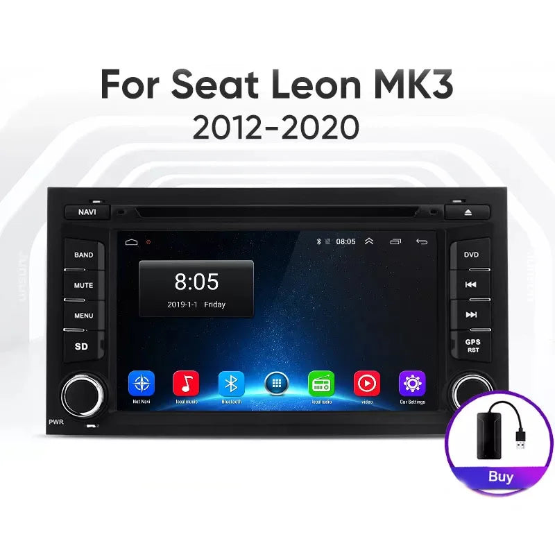 Radio CarPlay Volkswagen Seat Leon MK3 Seat Ibiza 16 2013