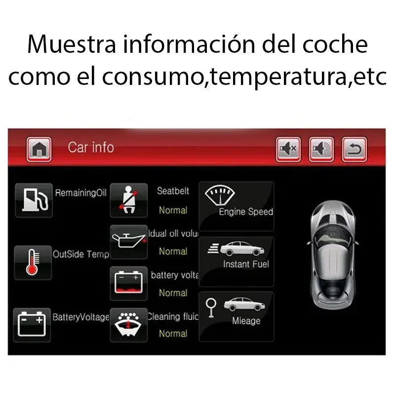 Radio Pantalla Volkswagen GPS Skoda Octavia