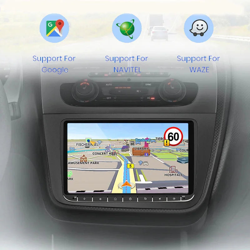 Radio Pantalla Carplay para Seat Altea XL Toledo 2004-2015