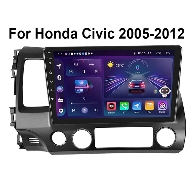 Radio Pantalla Carplay para Honda Civic 2005-2012 - foto 2