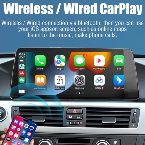 BMW Serie 1 2 3 4 F20 F21 F22 F30 F31 F32 F33 Radio Pantalla Carplay Linux