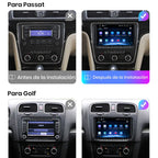 Radio Pantalla Carplay para Volkswagen Golf 5 6 Passat B6 Seat Leon Touran Touareg Jetta - foto 3
