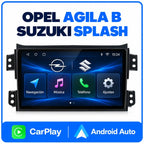 Opel Agila B Suzuki Splash pantalla Android 9 pulgadas