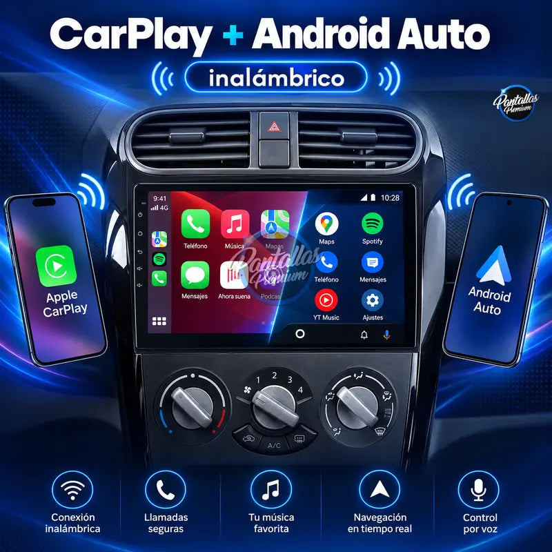 CarPlay y Android Auto inalámbrico Opel Agila B Suzuki Splash