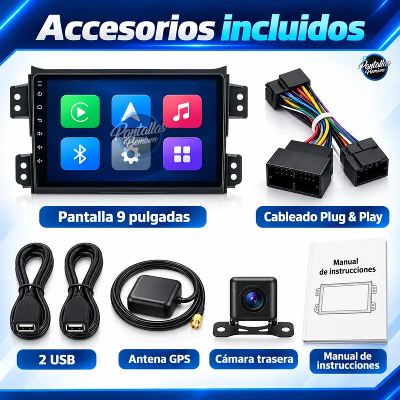 Accesorios incluidos Opel Agila B Suzuki Splash