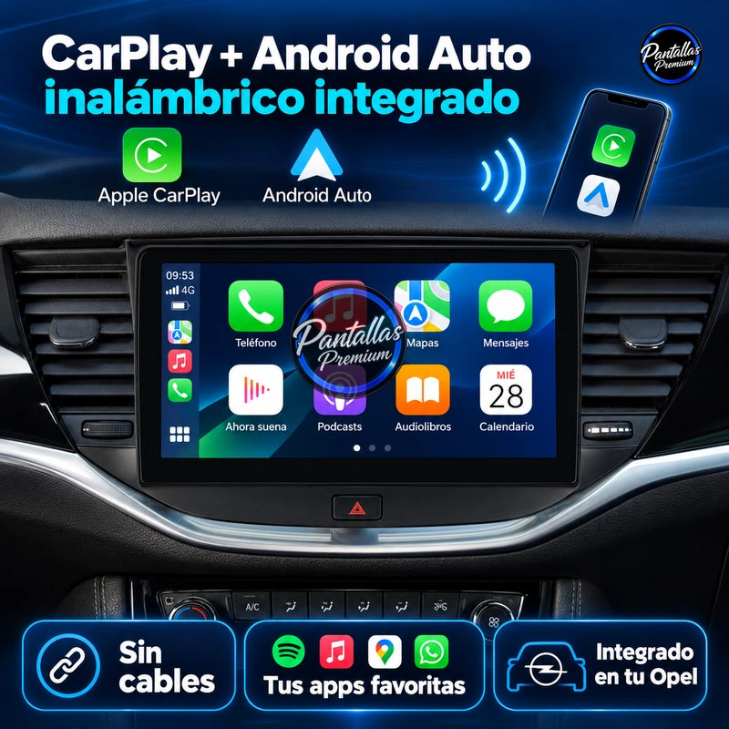 Opel Astra K - carplay - Pantallas Premium